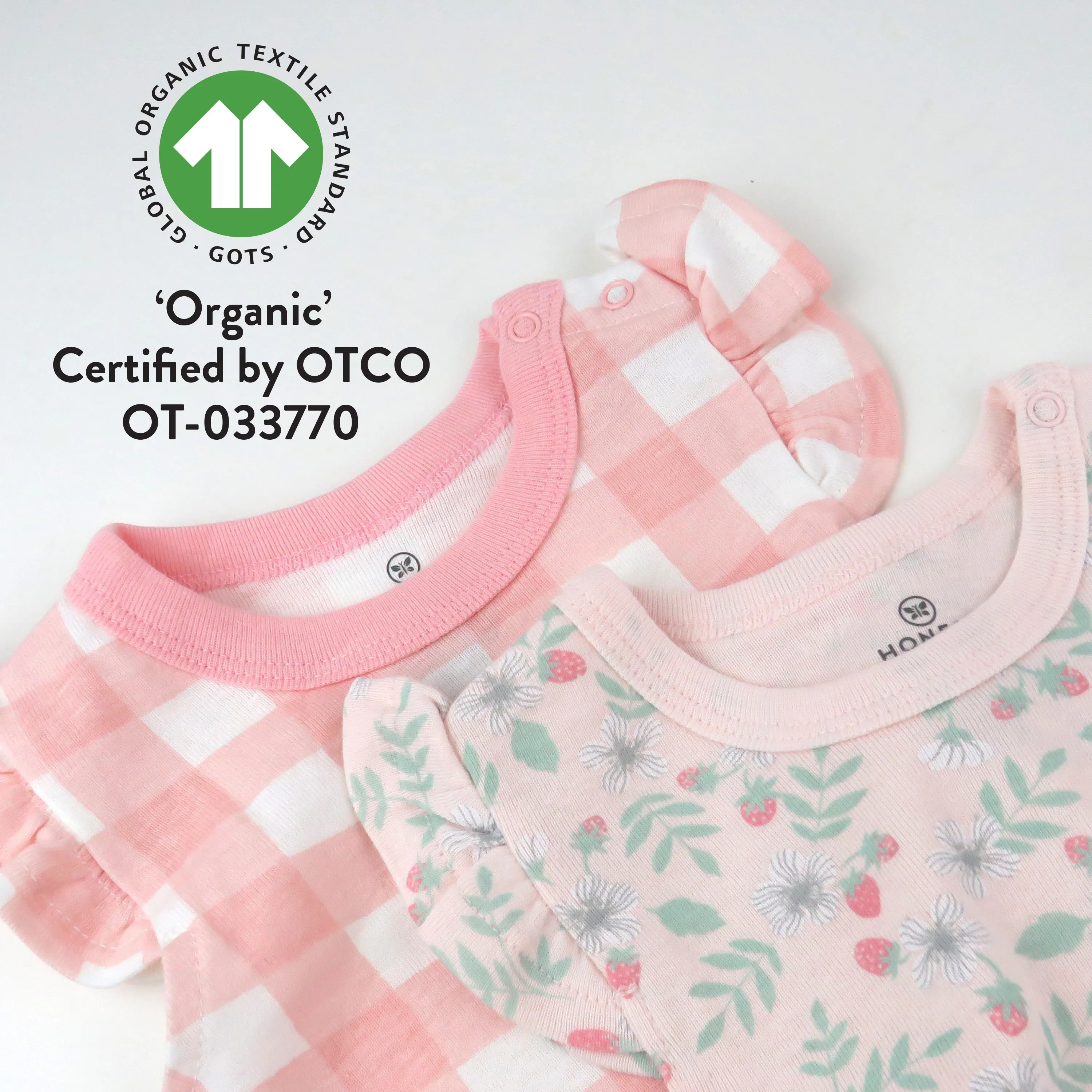 2-Pack Organic Cotton Bodysuits