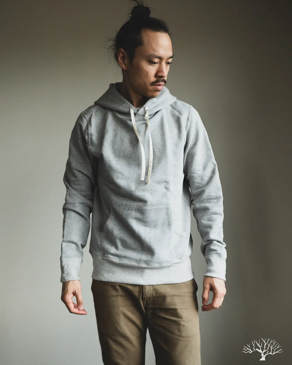 382 Loopwheel Hoodie - Grey Melange