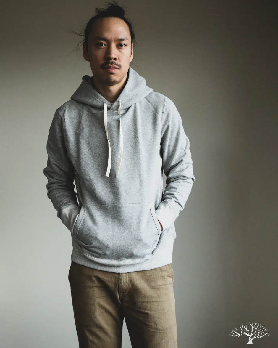 382 Loopwheel Hoodie - Grey Melange