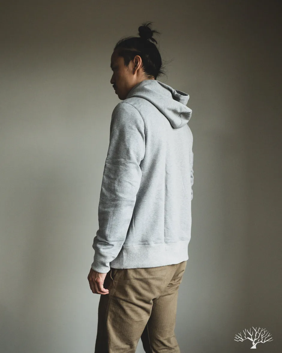 382 Loopwheel Hoodie - Grey Melange