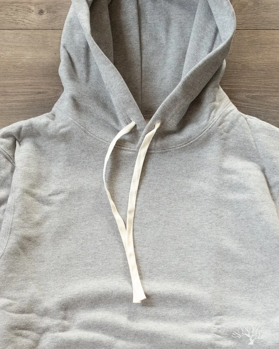 382 Loopwheel Hoodie - Grey Melange