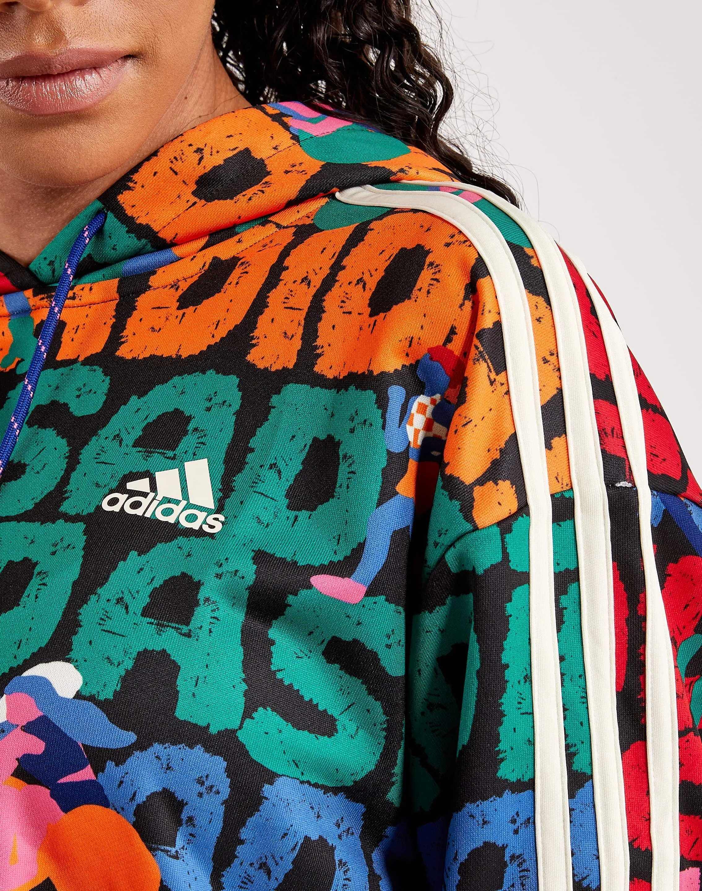 Adidas Farm Rio 3-Stripes Hoodie