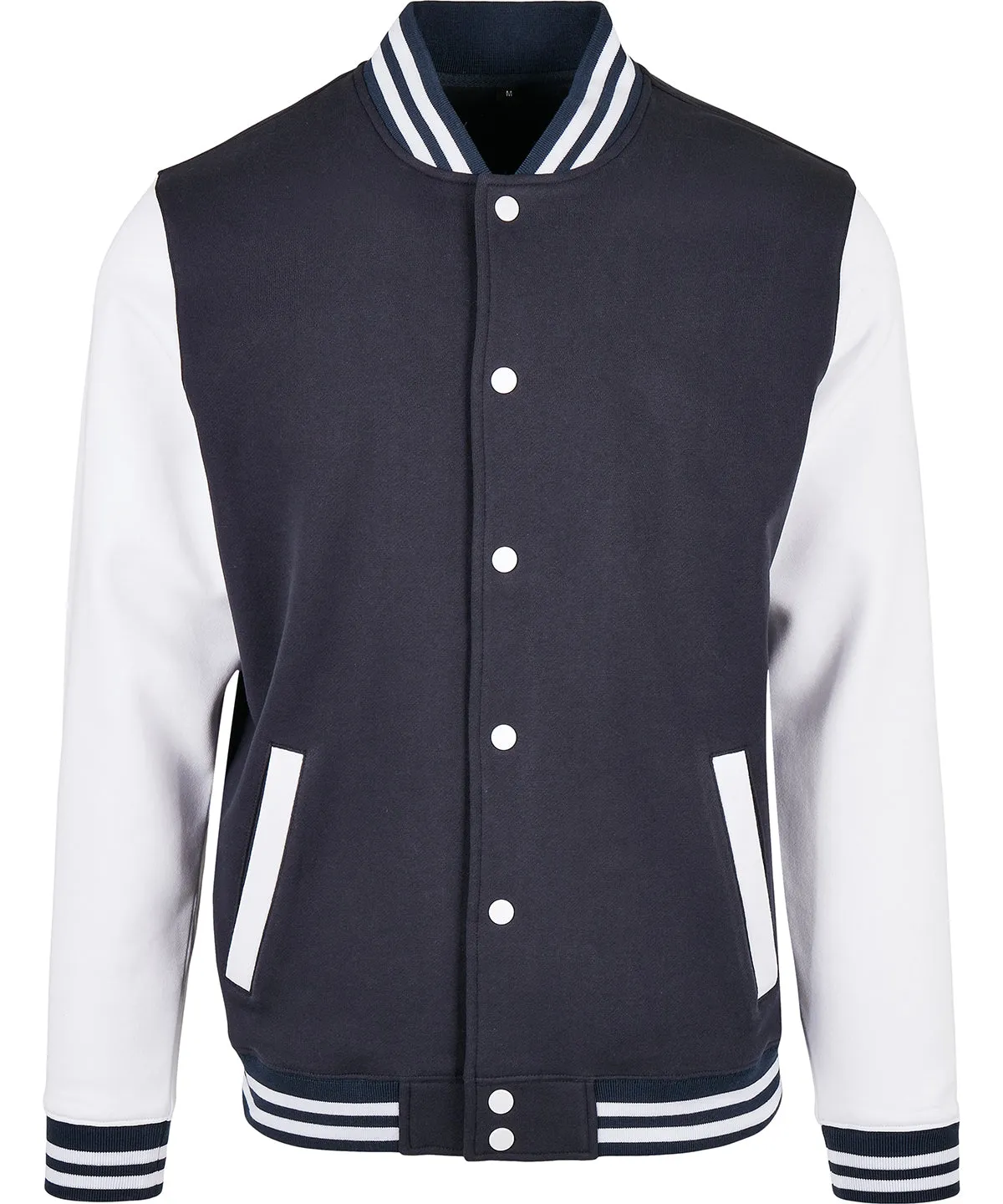 Basic college jacket | Navy/White