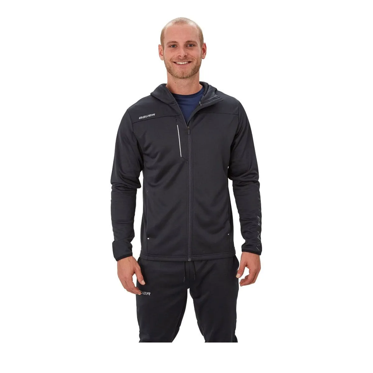 Bauer Vapor Fleece Zip Junior Hoodie