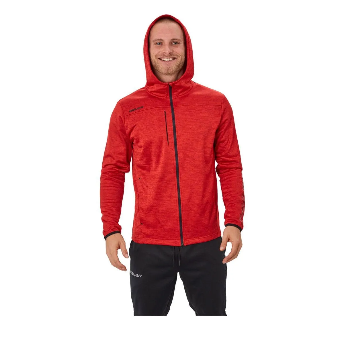 Bauer Vapor Fleece Zip Junior Hoodie