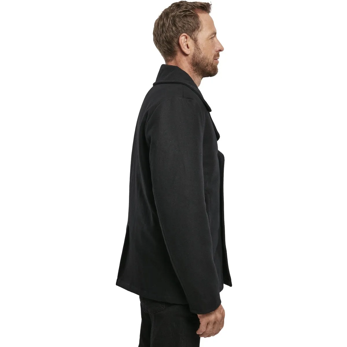 Brandit Pea Coat Black