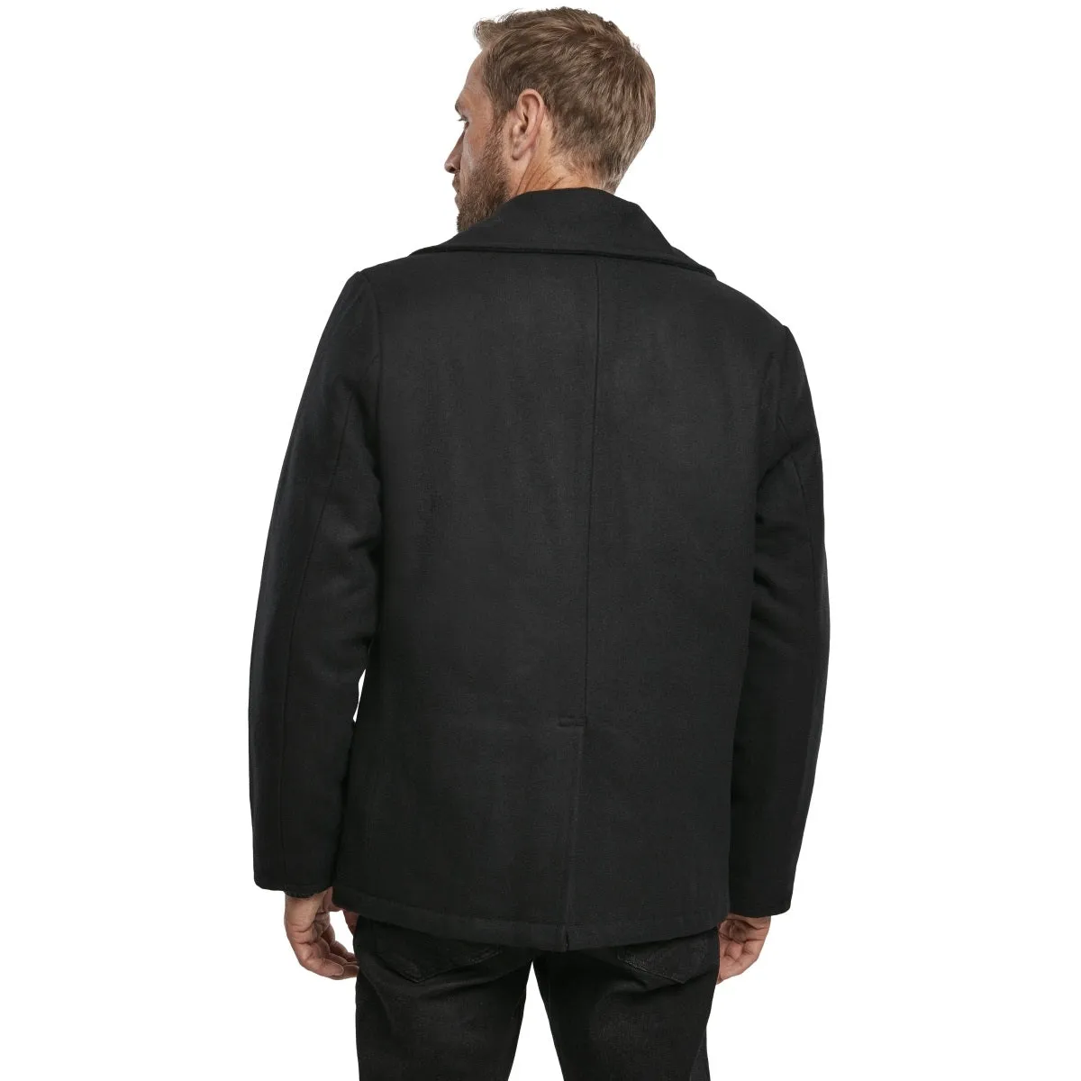 Brandit Pea Coat Black