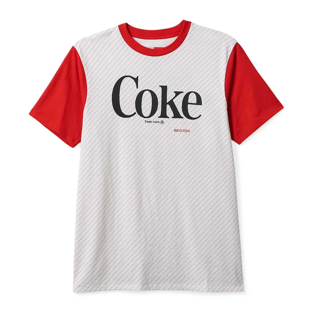 Brixton x Coca-Cola S/S Tailored Tee - Coke Red