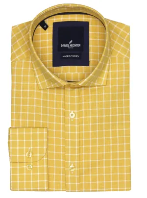 Brooke Yellow Checked Shirt