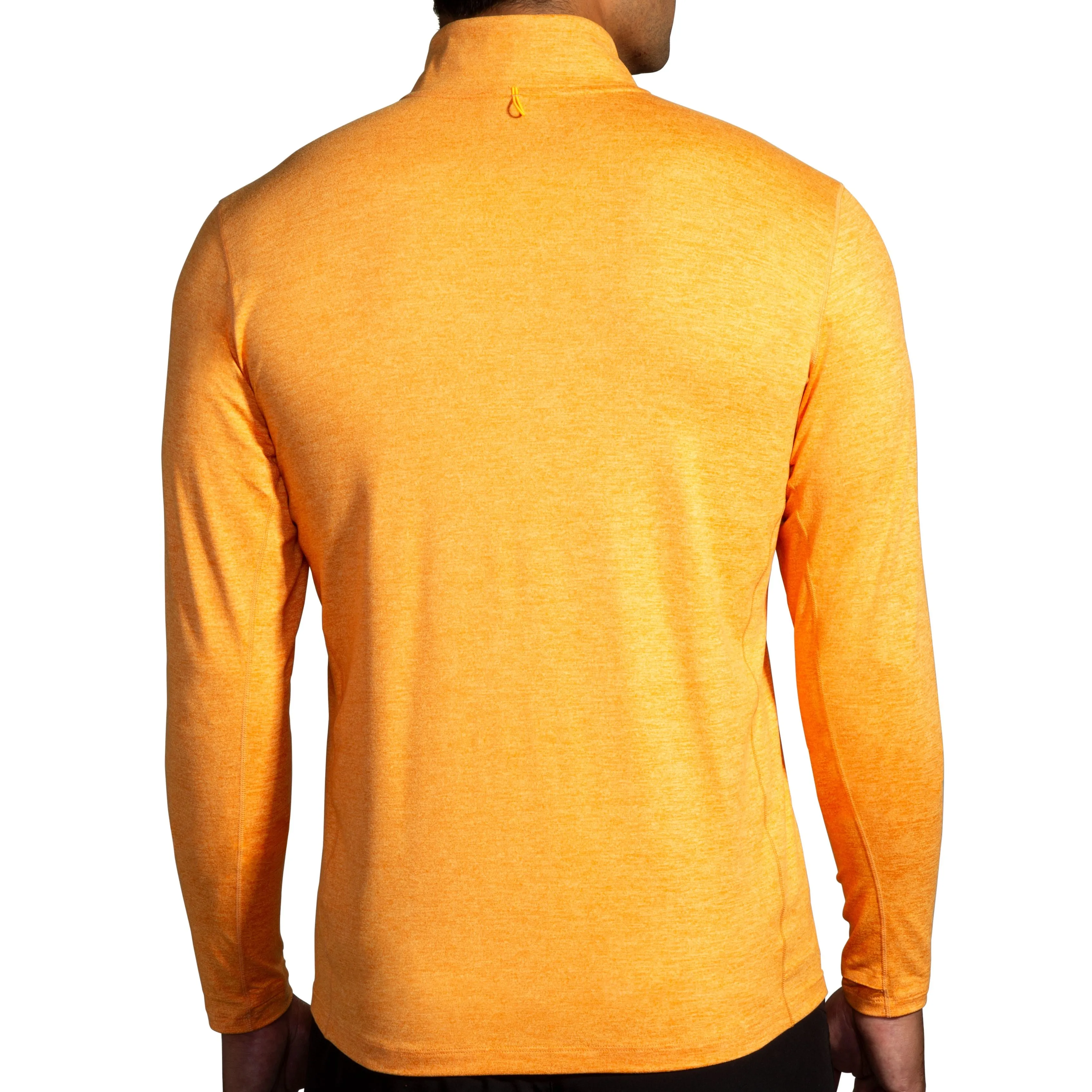 Brooks | Dash Half-Zip 2.0 | Men's | Heather Orange Pop