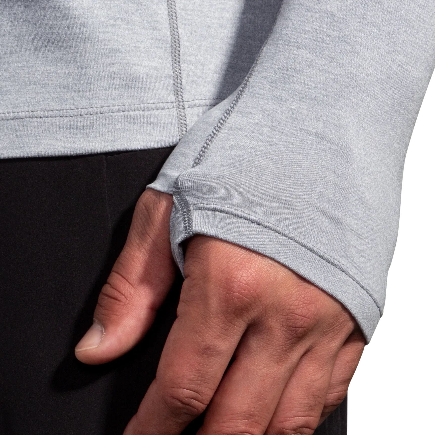 Brooks | Dash Half-Zip 2.0 | Men's | Heather Stone