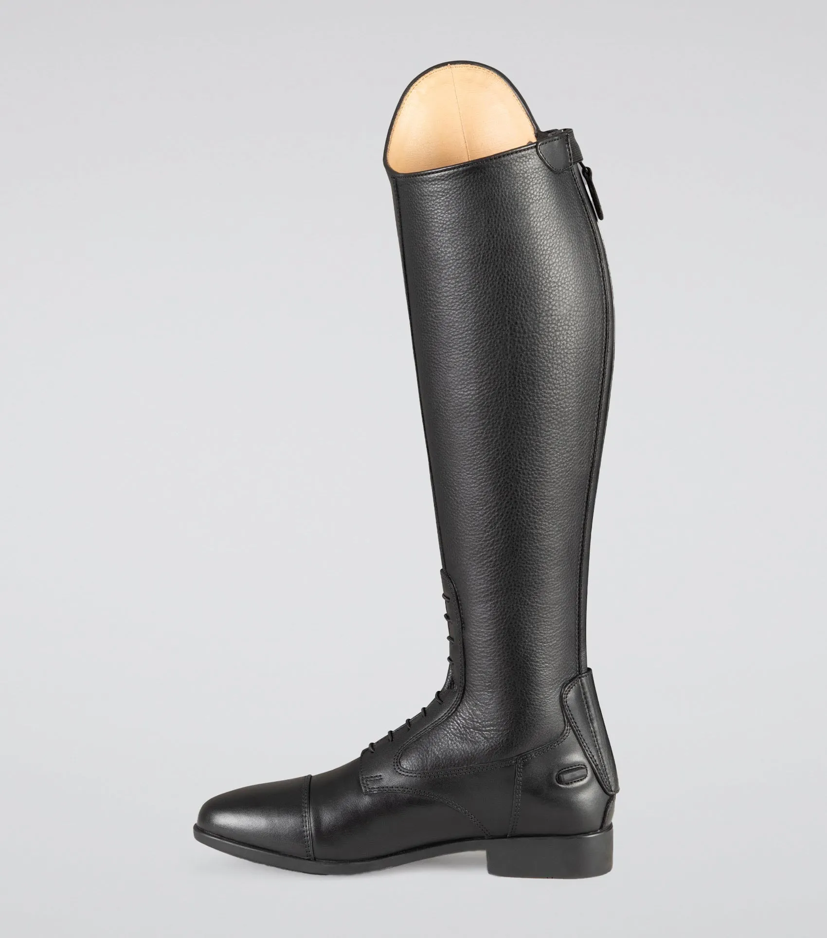 Calanthe Ladies Leather Field Tall Riding Boot Black (Wide Calf)