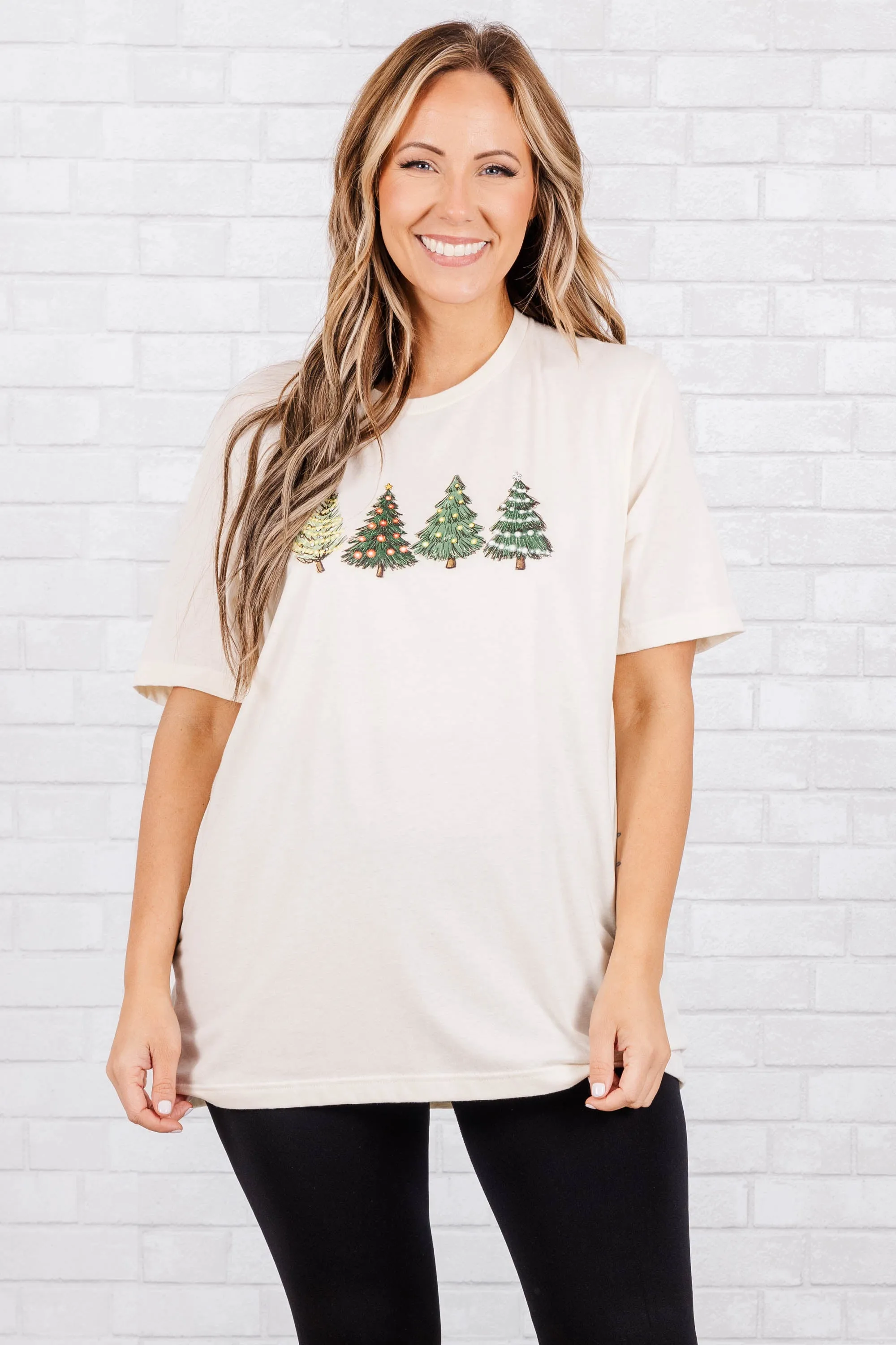 Christmas Spirit Tee, Heather Natural