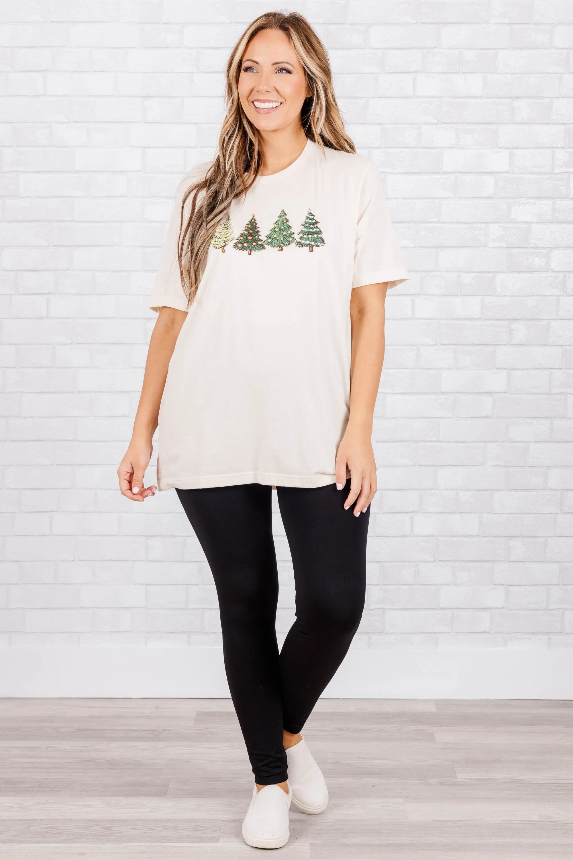 Christmas Spirit Tee, Heather Natural