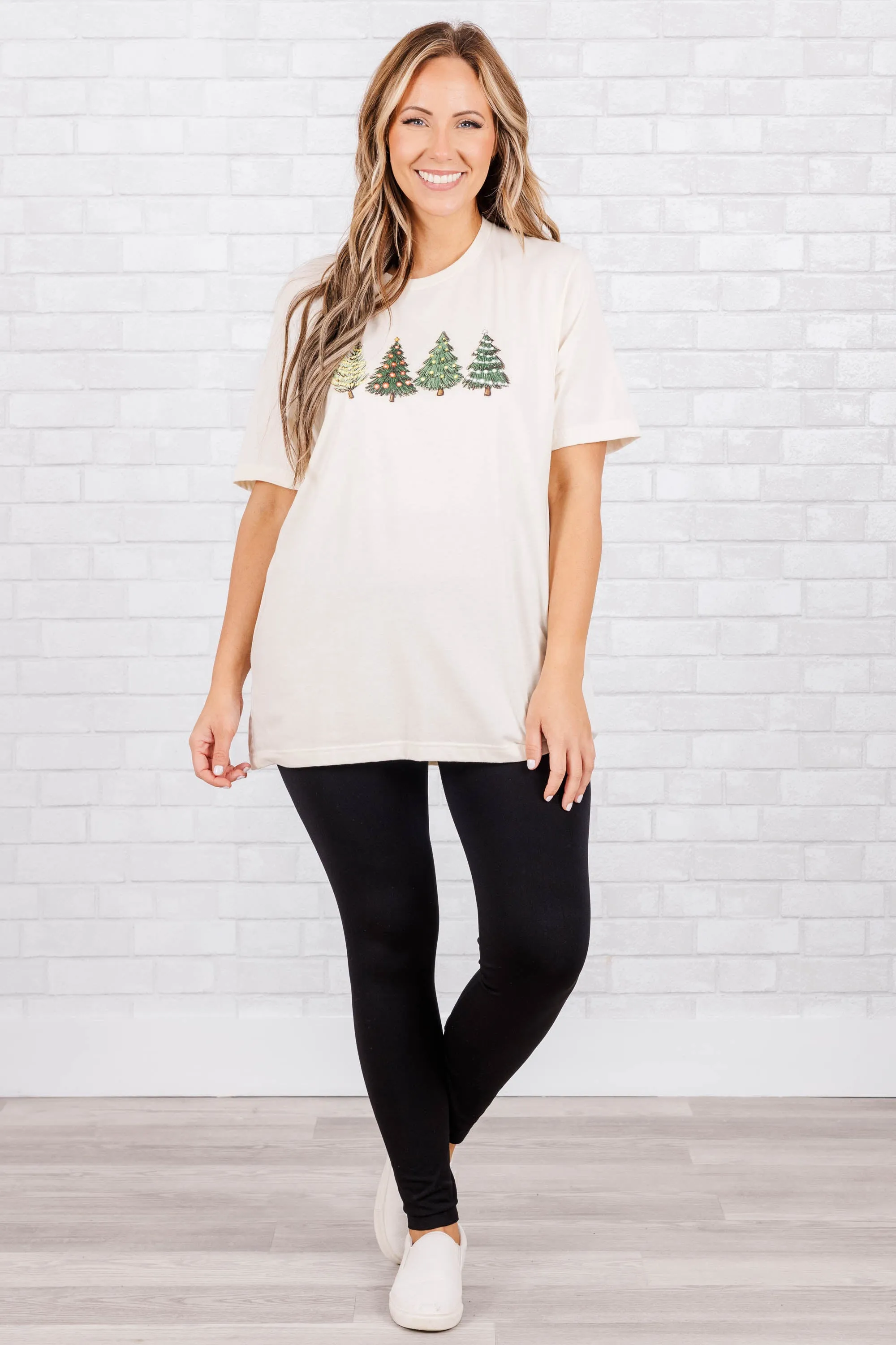 Christmas Spirit Tee, Heather Natural