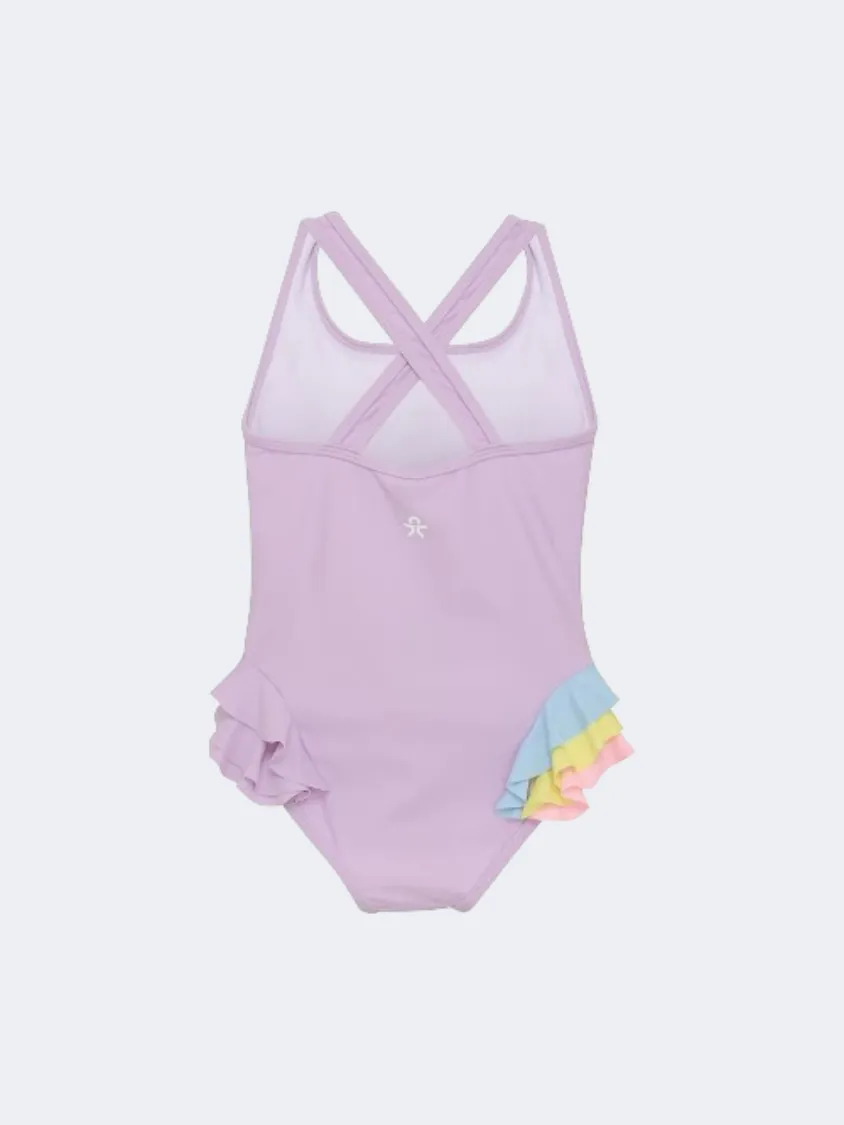 Color Kids Application Girls Beach Monokini Lavender Mist