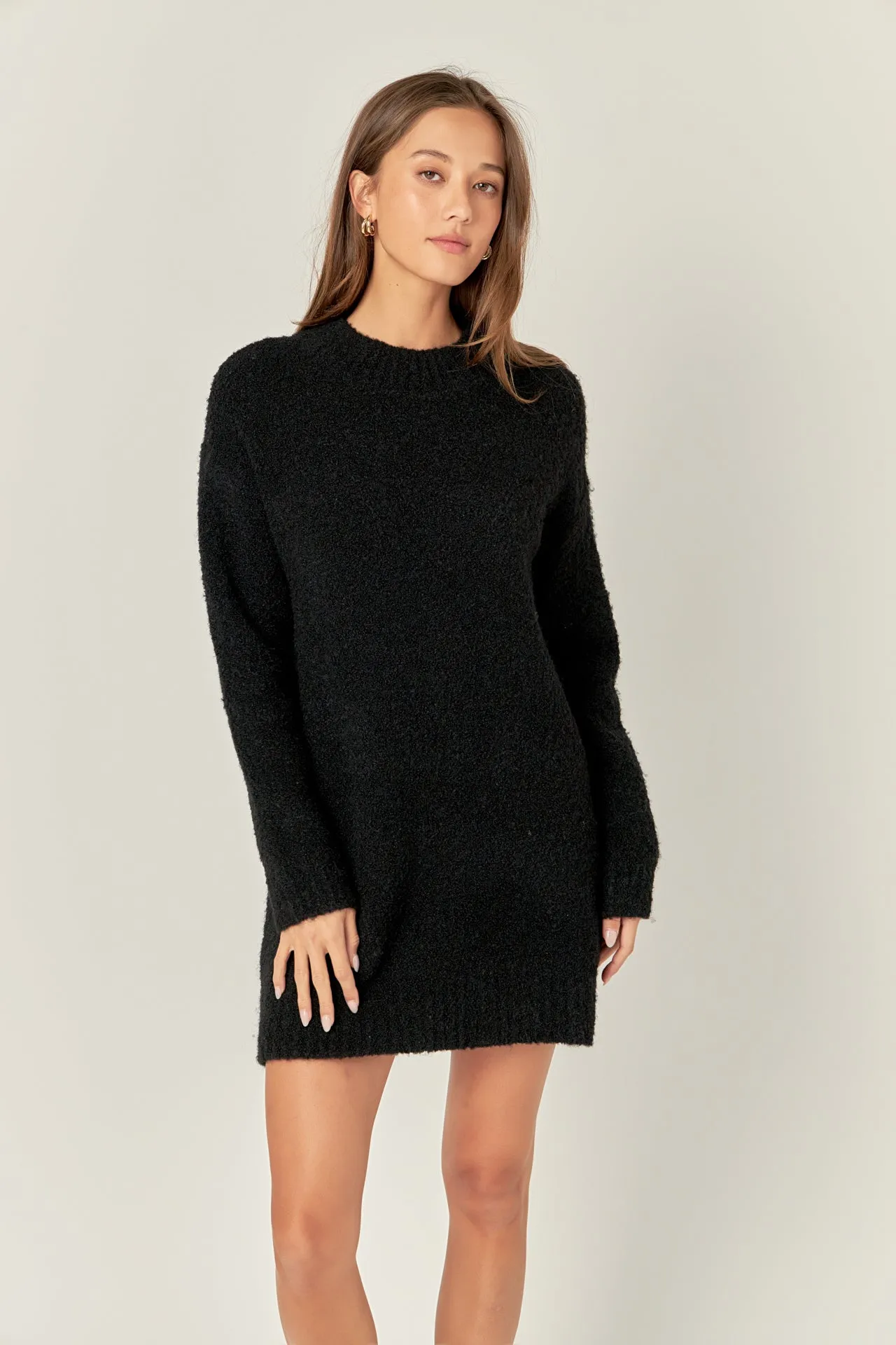 Cozy Round Sweater Dress