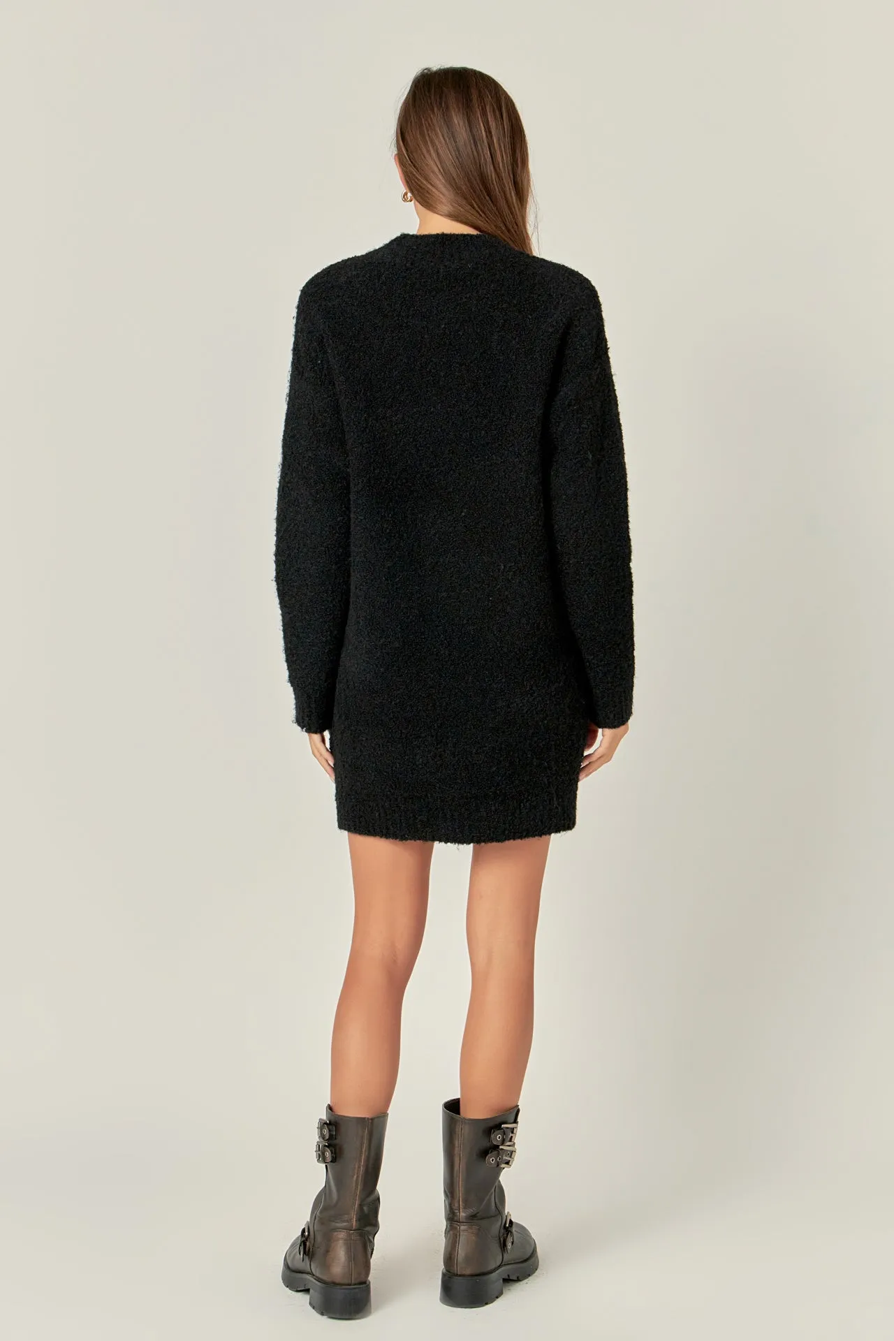 Cozy Round Sweater Dress