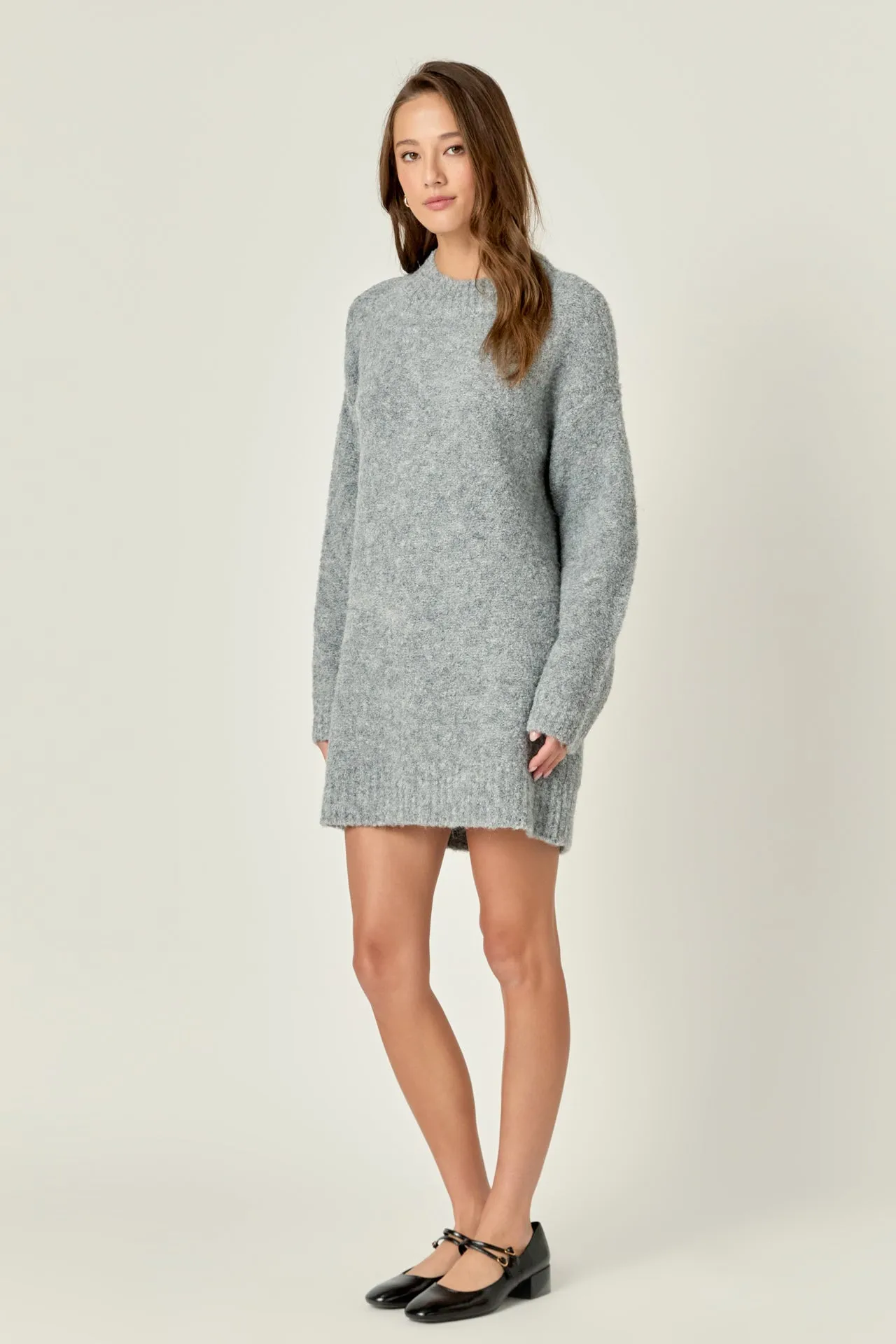 Cozy Round Sweater Dress