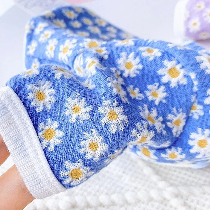 Daisy Flower Button Through Pet Cardigan Sweater