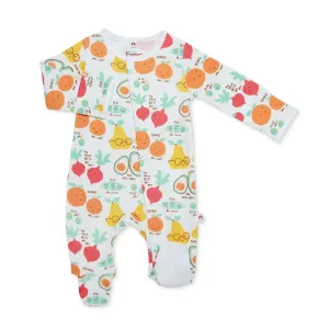 E=MC - Baby - Neutral Magnetic Footed Coverall