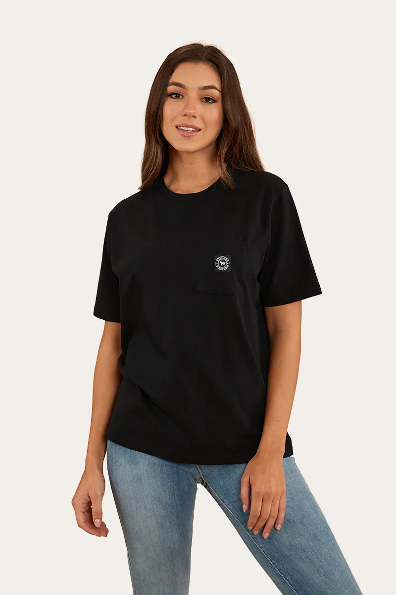 Esther Womens Loose Fit T-Shirt - Black