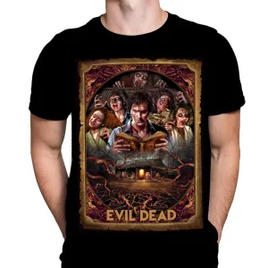 Evil Dead - Necronomicon - Classic Horror Movie Art - T-Shirt by Peter Panayis