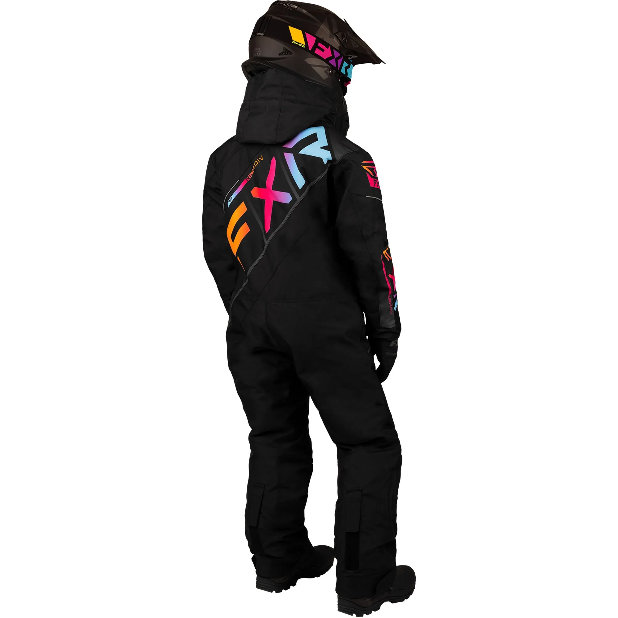 FXR Youth CX Snowmobile Monosuit Black/Spectrum