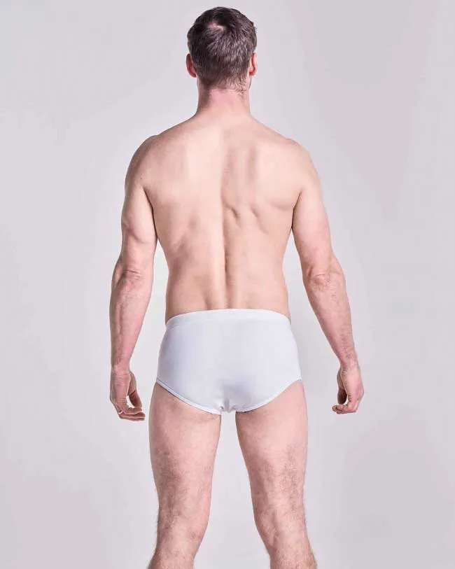 HJ Hall 3 Pack Pure Cotton Fly-Front Briefs