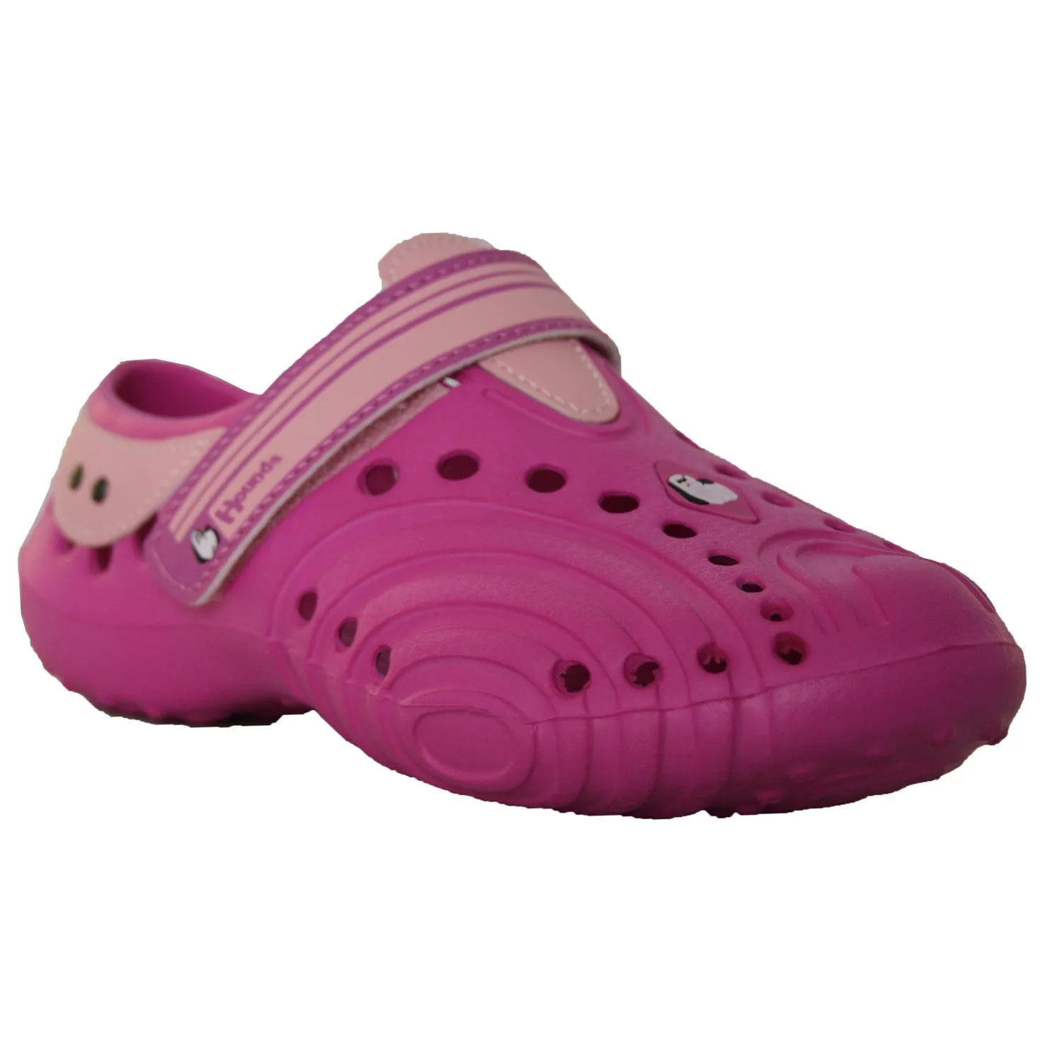 Hounds Kids' Ultralite Shoes - Hot Pink with Soft Pink