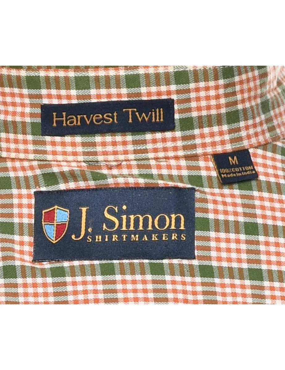 J. Simon Checked Shirt - M