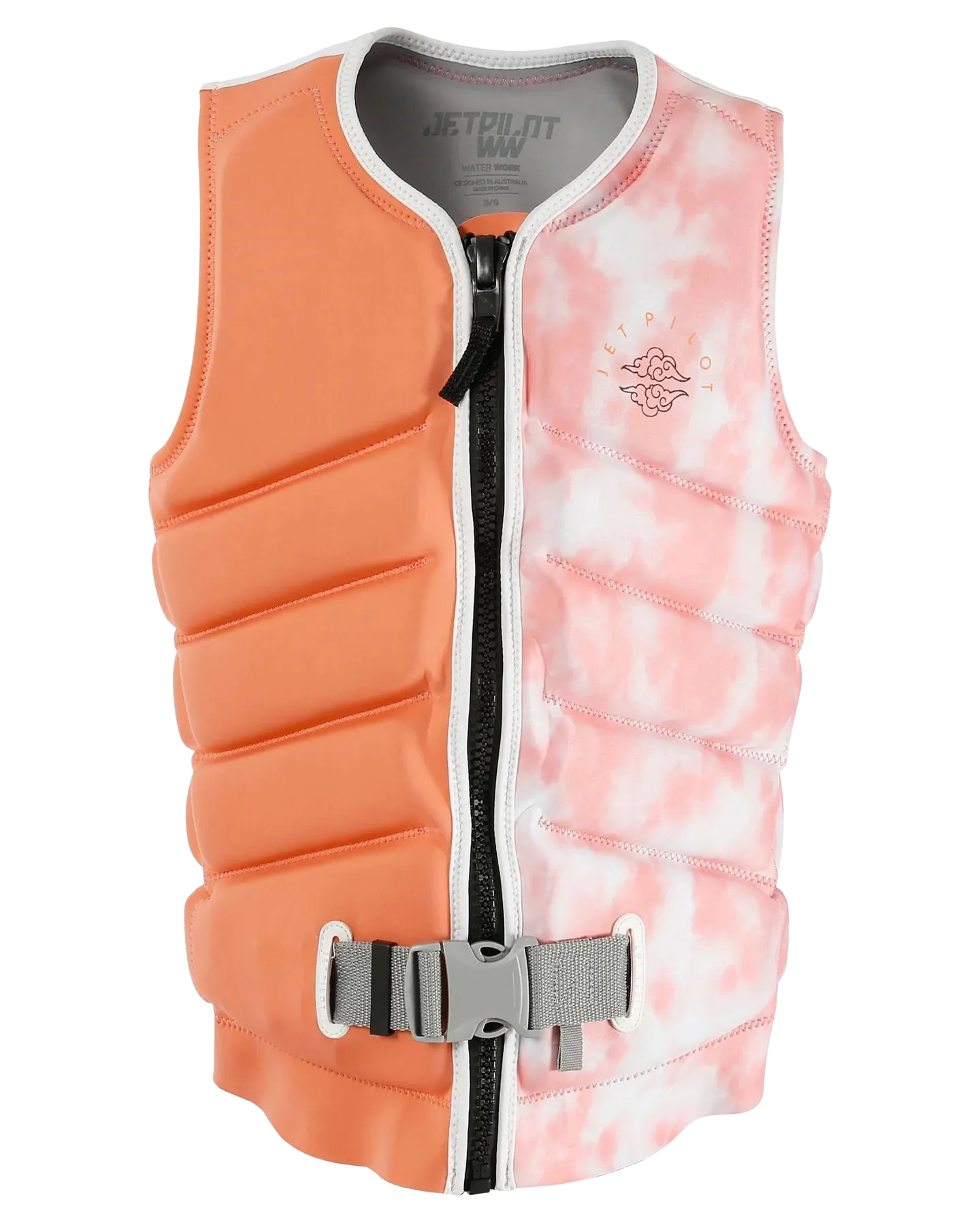 Jetpilot X1 F/E Ladies Neo Vest - Zahra - Peach - 2023