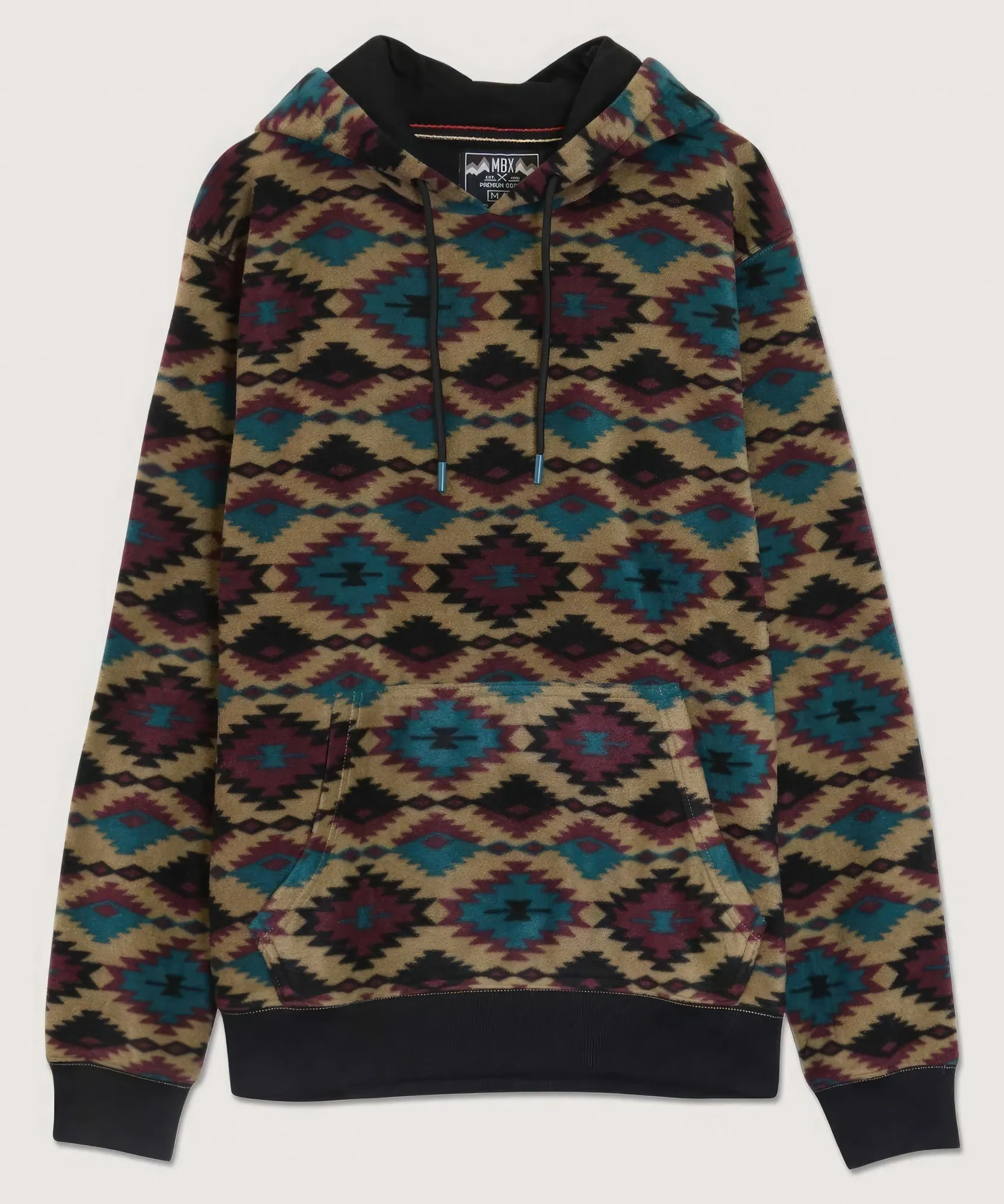 Men's Aztec Diamond Print Hoodie