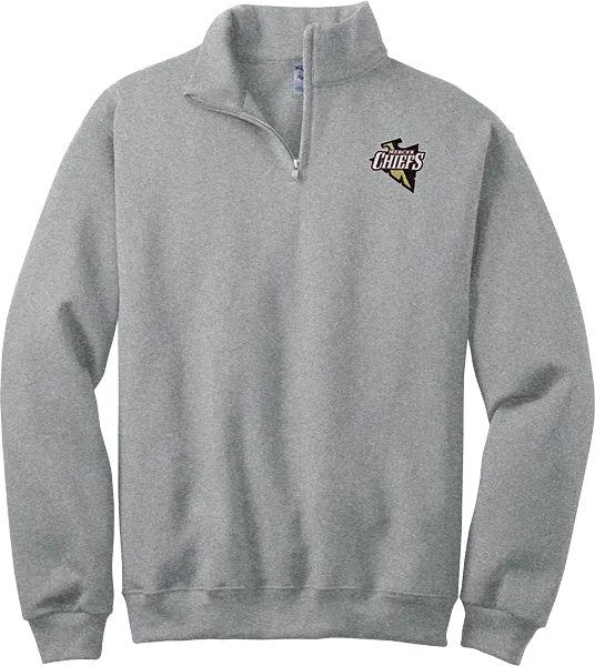 Mercer Chiefs NuBlend 1/4-Zip Cadet Collar Sweatshirt