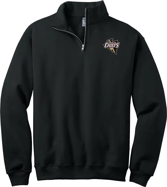 Mercer Chiefs NuBlend 1/4-Zip Cadet Collar Sweatshirt