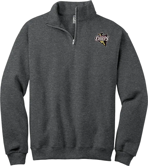 Mercer Chiefs NuBlend 1/4-Zip Cadet Collar Sweatshirt