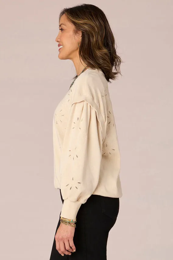 Mineral Wash Sweatshirt - Pale Pearl