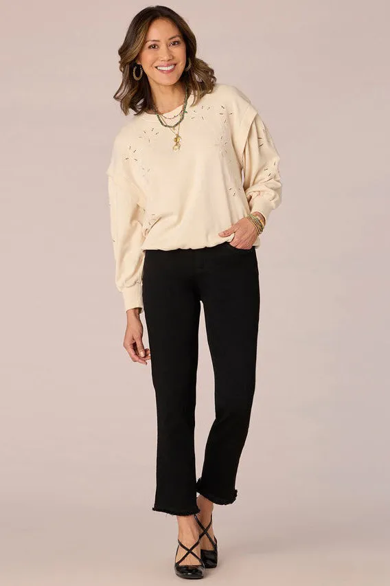 Mineral Wash Sweatshirt - Pale Pearl