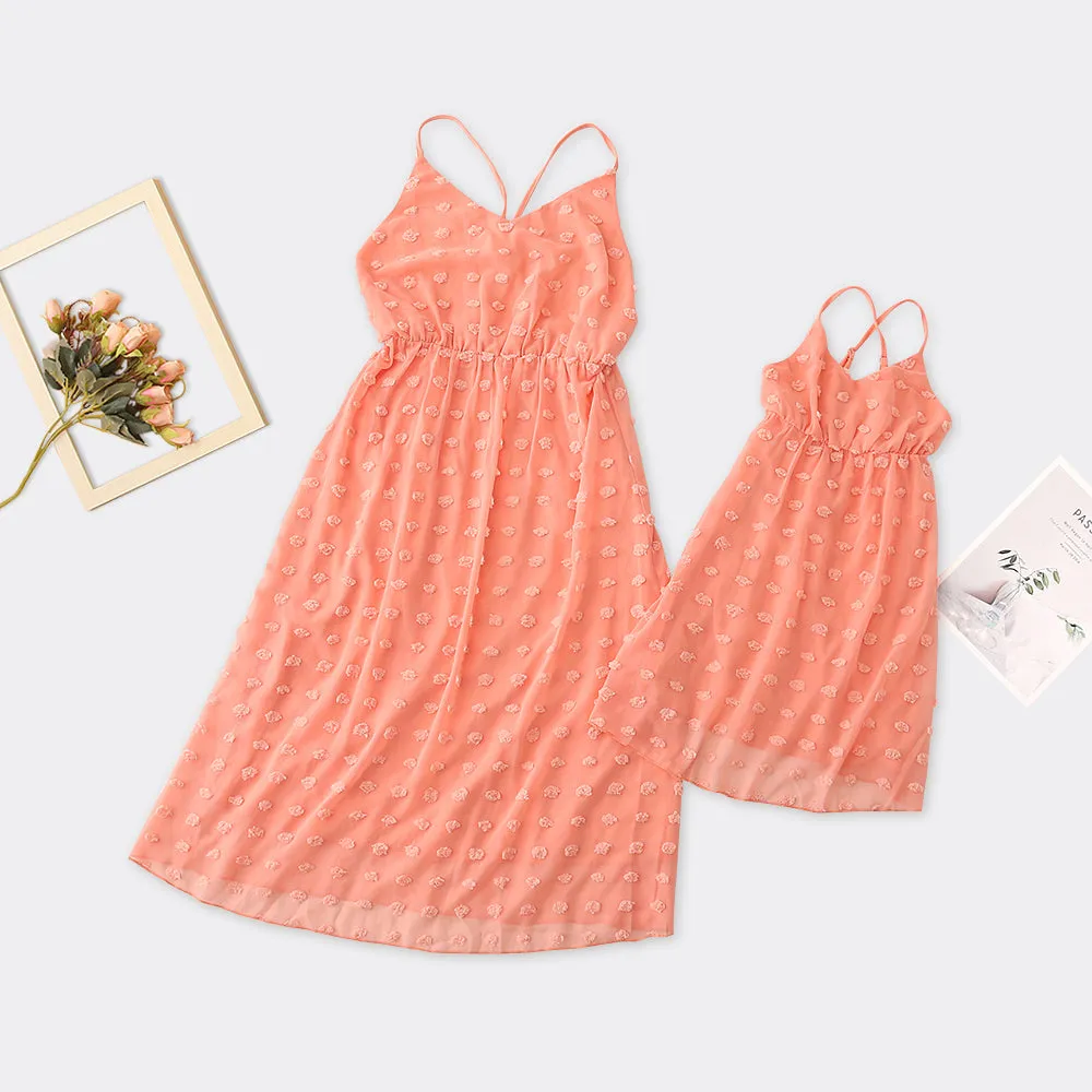 Mom & Me Cami Mesh Dress