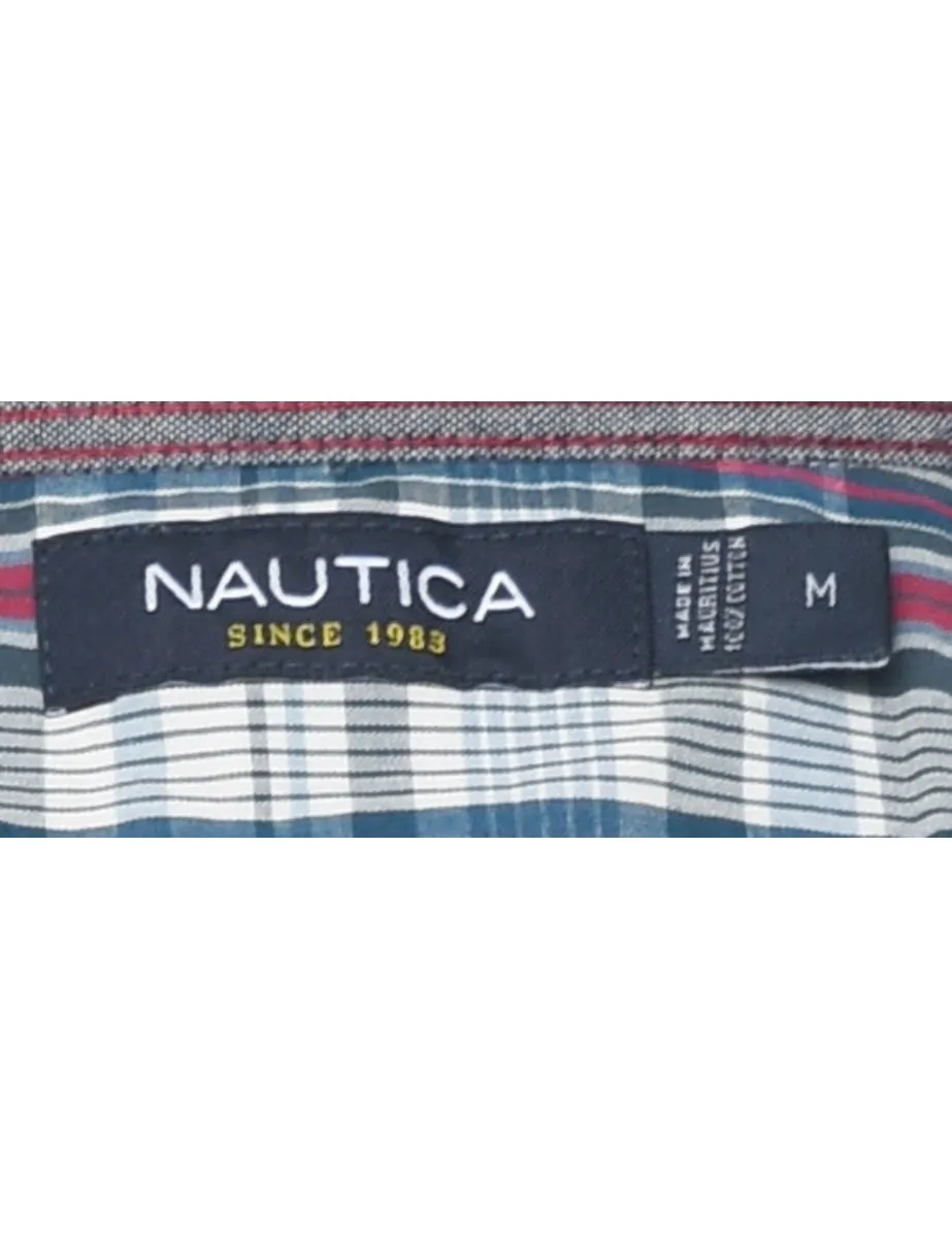 Nautica Checked Multi-Colour Shirt - M