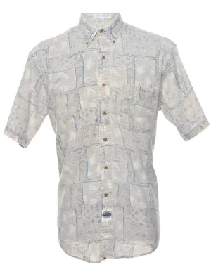 Paisley Print Hawaiian Shirt - M