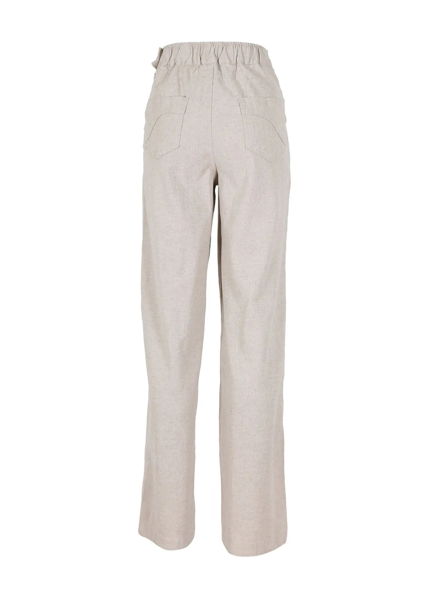 Peggy Isabella Long Pants Wheat in Linen