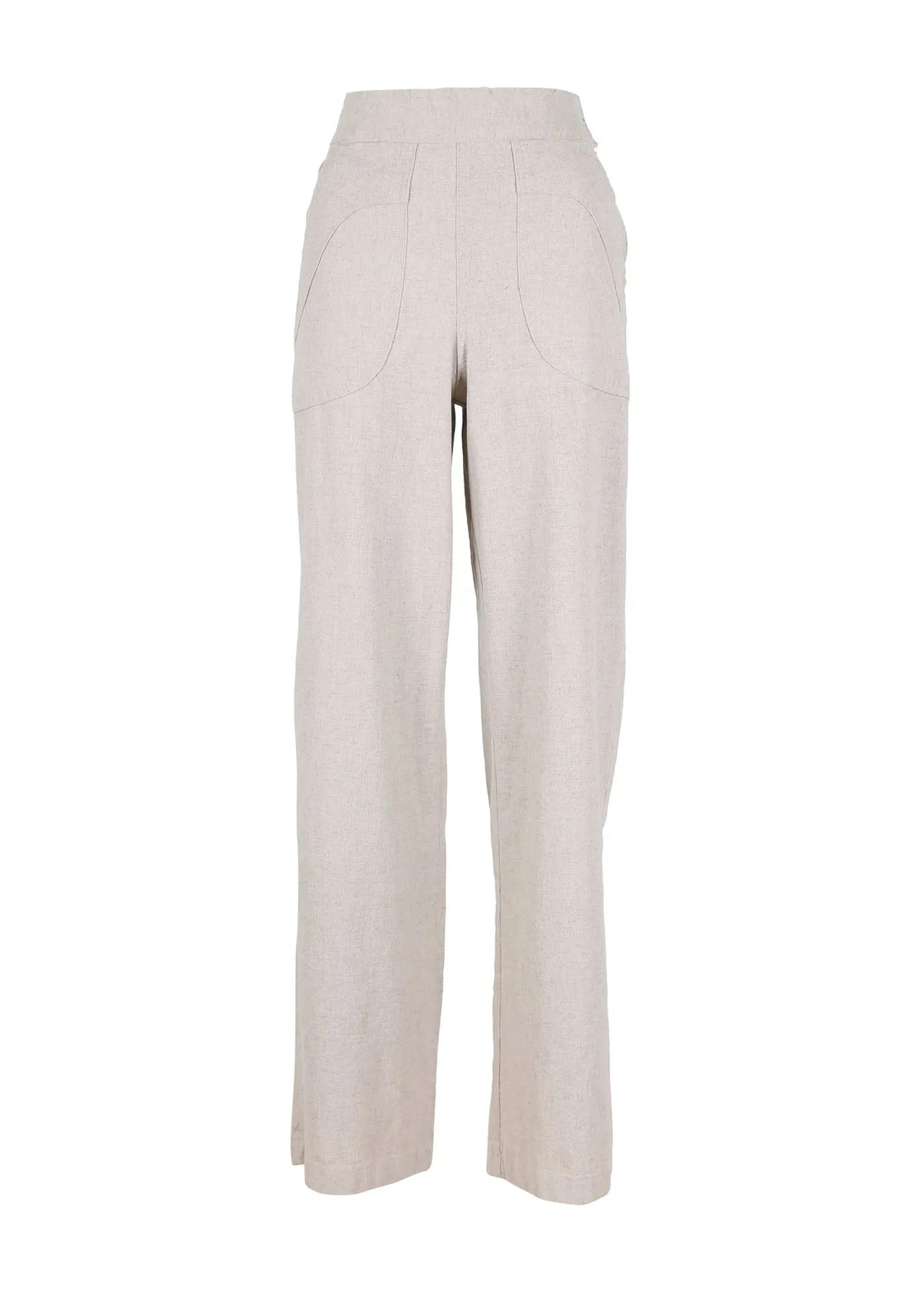 Peggy Isabella Long Pants Wheat in Linen