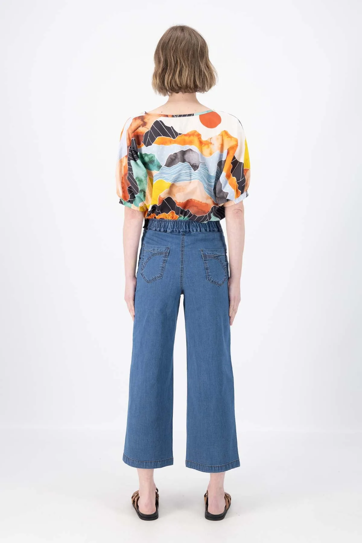 Peggy Ligera Pants Light Wash in Summer Denim