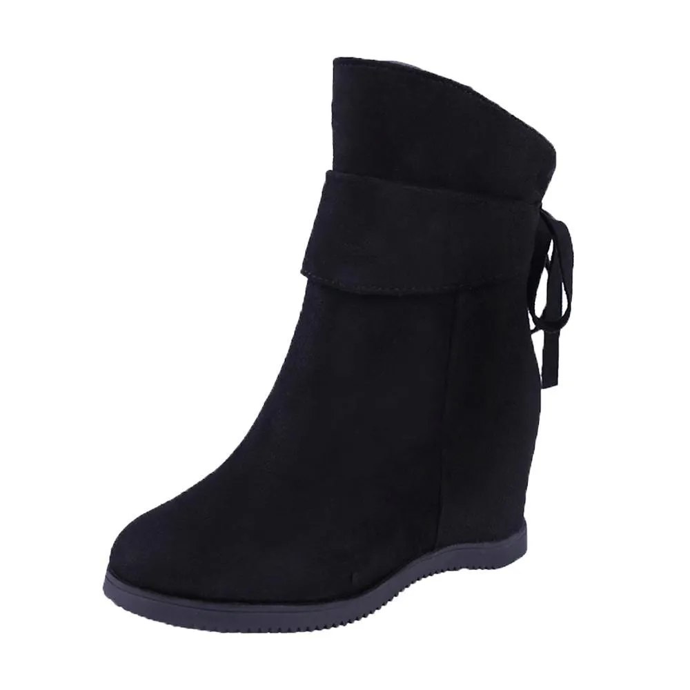 Platform Heels Women Soft Thick High Heel Platform Boots Increase Within Boots