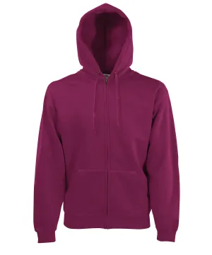 Premium 70/30 hooded sweatshirt jacket | Burgundy