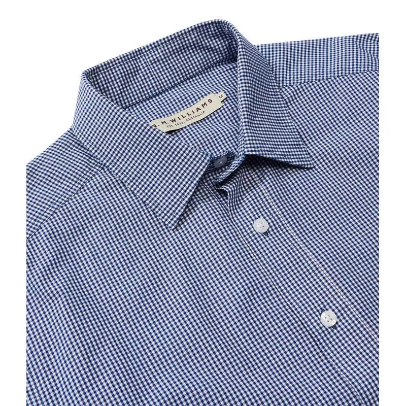 R.M.Williams Classic Mens Shirt - Navy/White