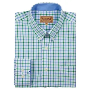 Schoffel Holkham Shirt - Green Check