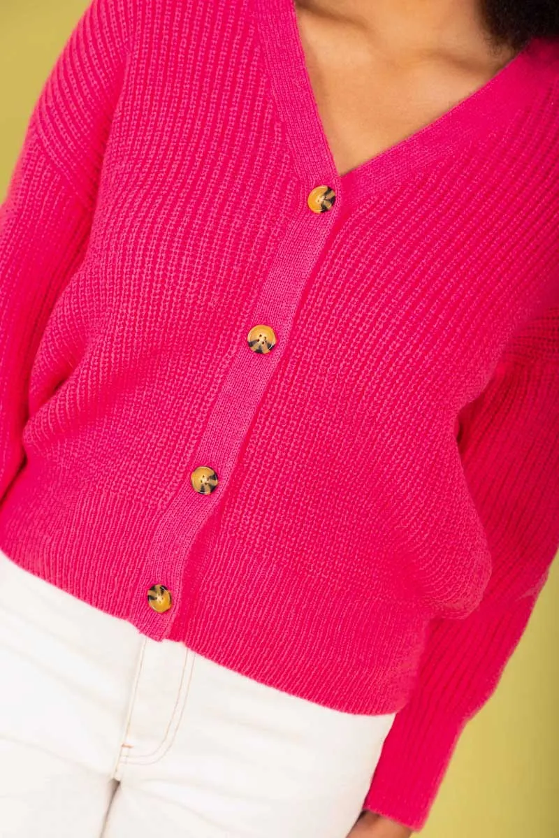 Tara Cardigan - Pink