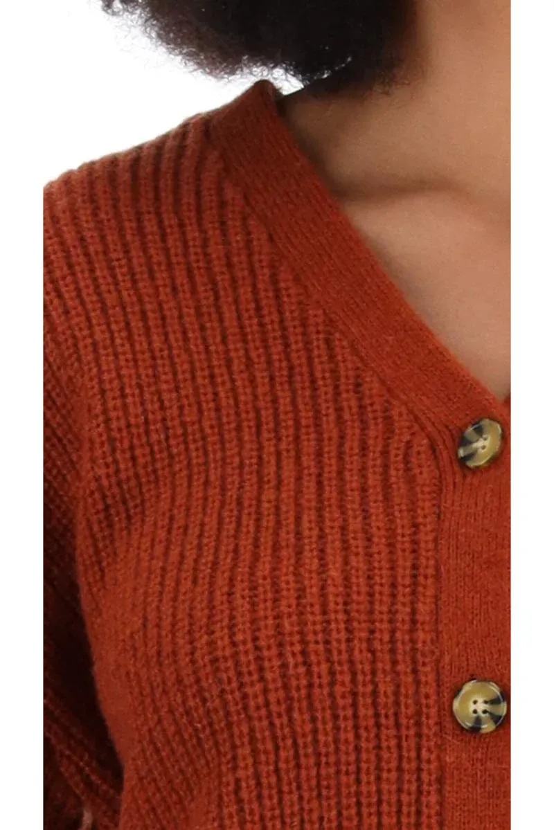 Tara Cardigan - Rust